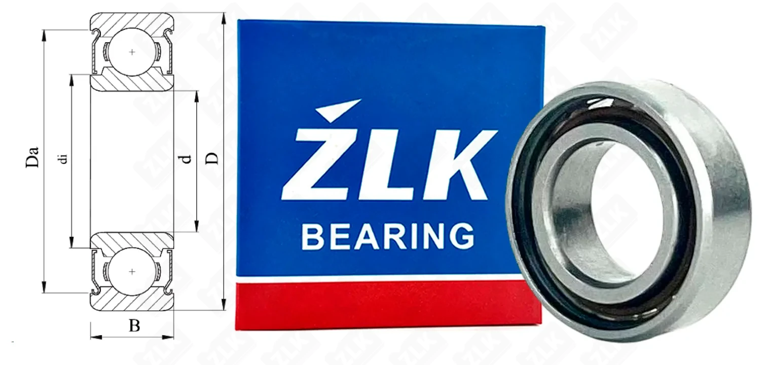Подшипник шариковый  (MR137) 7×13×3 мм ZLK