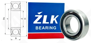 Подшипник MR137 радиальный шариковый гибридный 7-13-3 мм