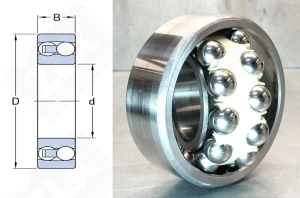 Подшипник 1609E (2309ETN9) радиальный шариковый самоустанавливающийся 45-100-36 мм