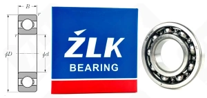 Подшипник 205 (6205) радиальный шариковый 25-52-15 мм