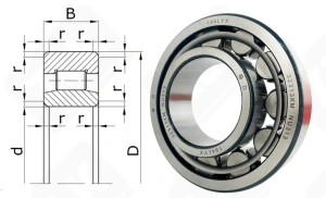 Подшипник 32313 (NU313) радиальный роликовый 65-140-33 мм