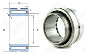 Подшипник NKI30/20 радиальный игольчатый 30-45-20 мм