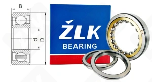 Подшипник 176214 Л (70) (BVN7107B) QJ214MPA/C3 радиально-упорный шариковый 70-125-24 мм