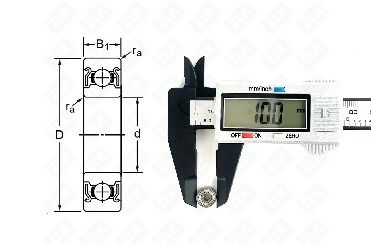 Подшипник шариковый  (R3ZZ) 4.763×12.7×4.978 мм Neutral