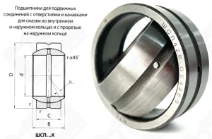 Подшипник шарнирный ШСП42К (GE42ES) 42×62×25 мм