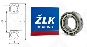 Подшипник 1000089 (689ZZ) радиальный шариковый 9-17-4 мм