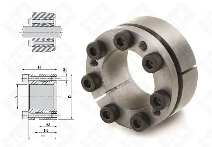 Втулка зажимная KLAA025 (PHF FX41-25x50) Sati