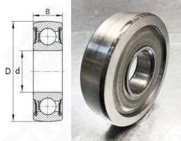 Подшипник 460807 радиальный шариковый 35-97-25 мм