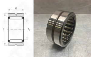 Подшипник NKS35 радиальный игольчатый 35-50-22 мм