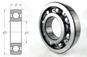 Подшипник 322 (6322) радиальный шариковый 110-240-50 мм
