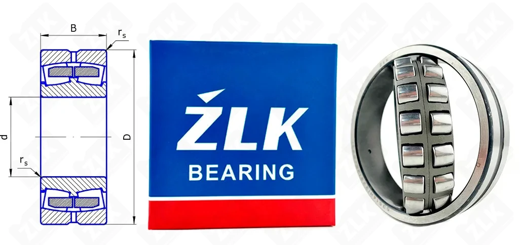 Подшипник роликовый 53514 Н (22214 E/W33) 70×125×31 мм ZLK