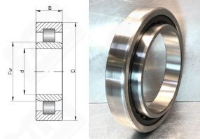 Подшипник 32214 Д (NU214ECLA) радиальный роликовый 70-125-24 мм