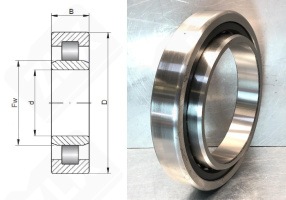 Подшипник 32122 ДТ2 (NU1022LAS2) радиальный роликовый 110-170-28 мм