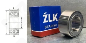 Подшипниковый ступичный узел R17433 радиально-упорный шариковый 44-84-42 мм