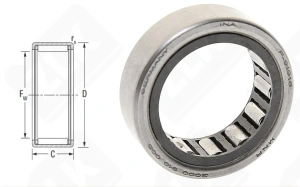Подшипник 2000910005 радиальный игольчатый 34-48-15 мм
