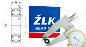 Подшипник 1000095 2RS (6952RS) радиальный шариковый гибридный 5-13-4 мм