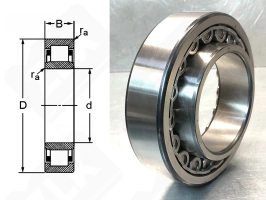 Подшипник 32507 (NU2207) радиальный роликовый 35-72-23 мм