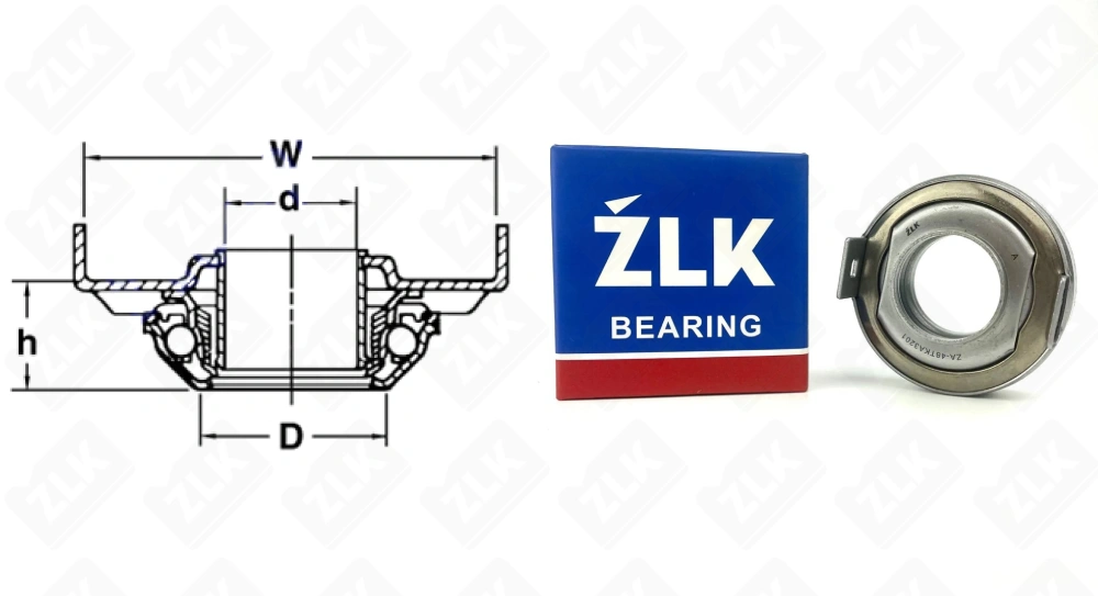 Выжимной подшипник 48TKA3201 упорный шариковый 31,8-70-33 мм