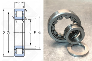 Подшипник 92705 радиальный роликовый 25-55-18 мм