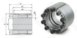 Втулка зажимная KLEE080 (PHF FX400-80x120) Sati 80-120-88 мм