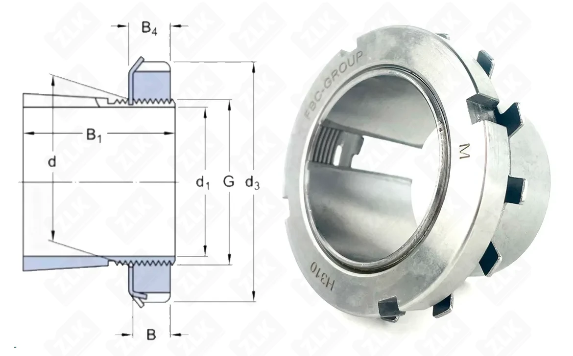 Втулка закрепительная H310 (H310) 45×50×42 мм FBC