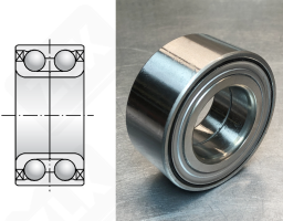 Подшипник DAC42820036 радиально-упорный шариковый 42-82-36 мм