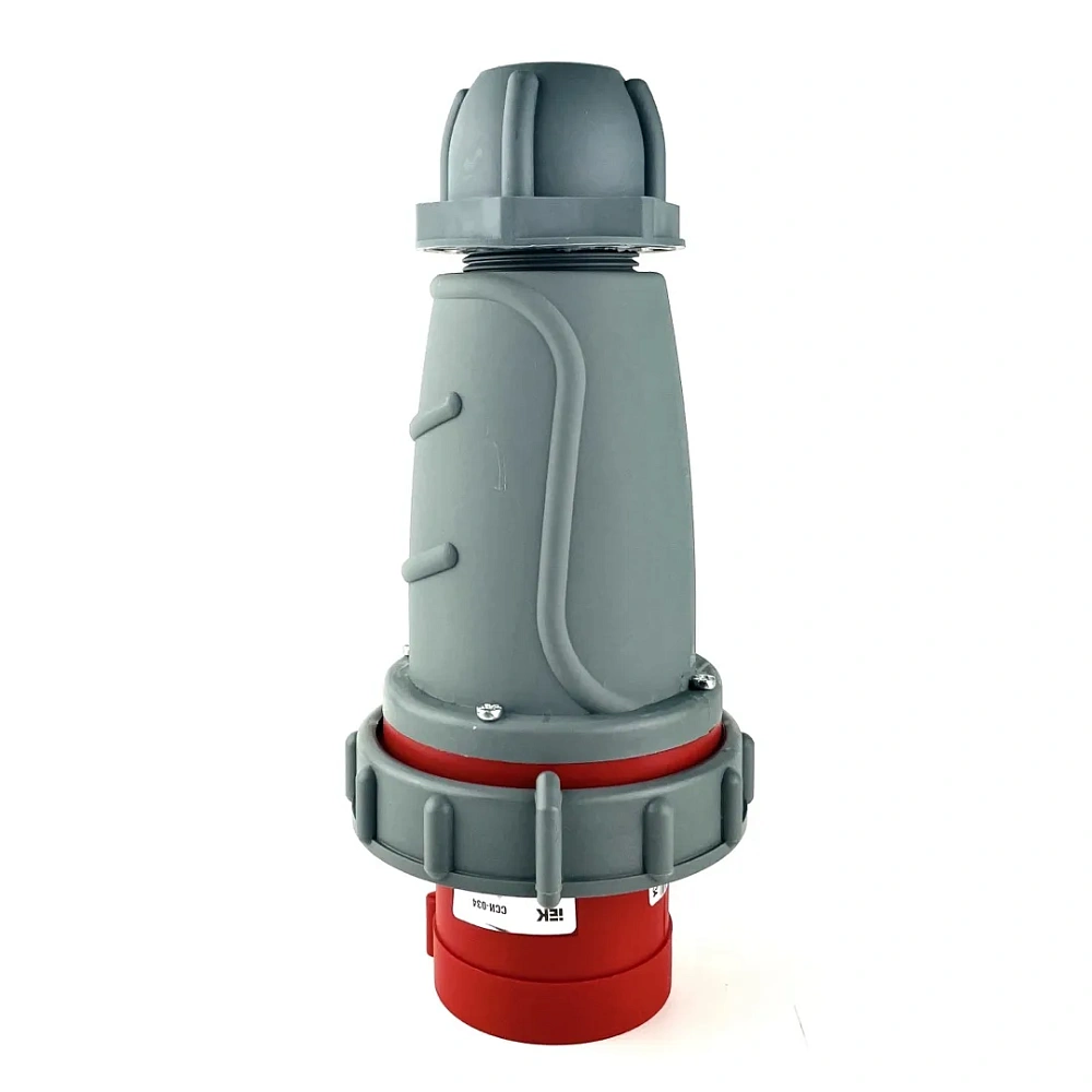 Вилка силовая 3P+PE IP44 63А перен-я 034