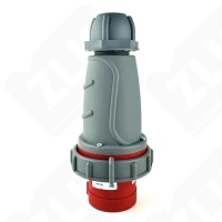 Вилка силовая 3P+PE IP44 63А перен-я 034