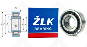 Подшипник F-554185.01 (BC1B320811) радиальный роликовый 17-37-14 мм