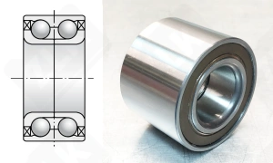 Подшипник JWB3041 (28BWD03) радиально-упорный шариковый 28-58-42 мм