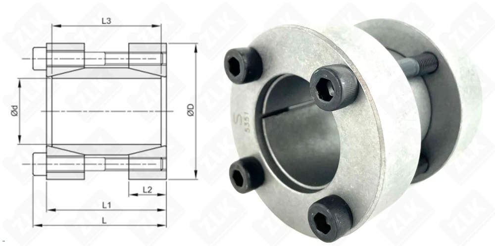 Втулка зажимная KLMM040 (PHF FX130-40x75) Sati