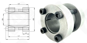 Втулка зажимная KLMM040 (PHF FX130-40x75) Sati 40-75-83 мм