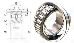 Подшипник 4053148 (70) (24048CCW33C3) радиальный роликовый самоустанавливающийся 220-340-118 мм