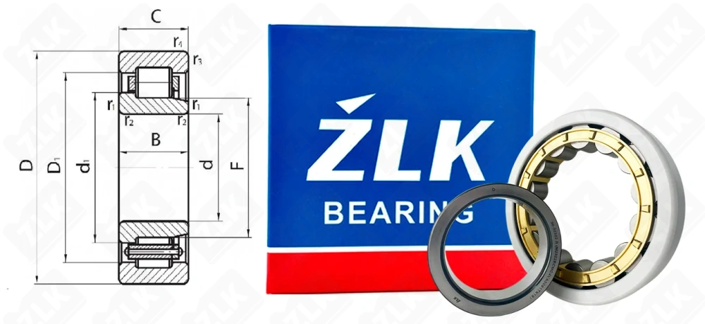 32322 Л (30) (NU322ECMC4VA3091) ТК18 ZLK (токоизолированный)