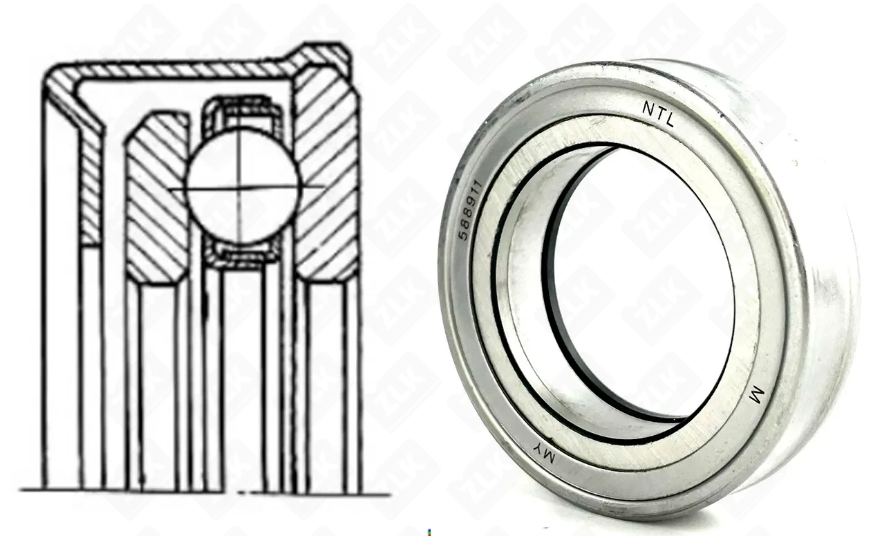Подшипник шариковый 588911 (588911) ××20.84 мм NTL