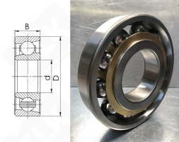 Подшипник 46320Л (7320ACM) радиально-упорный шариковый 100-215-47 мм