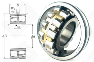 Подшипник 3617 Н (22317CAW33,22317MBW33) радиальный роликовый самоустанавливающийся 85-180-60 мм