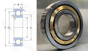 Подшипник 330Л (70) (6330MC3) радиальный шариковый 150-320-65 мм