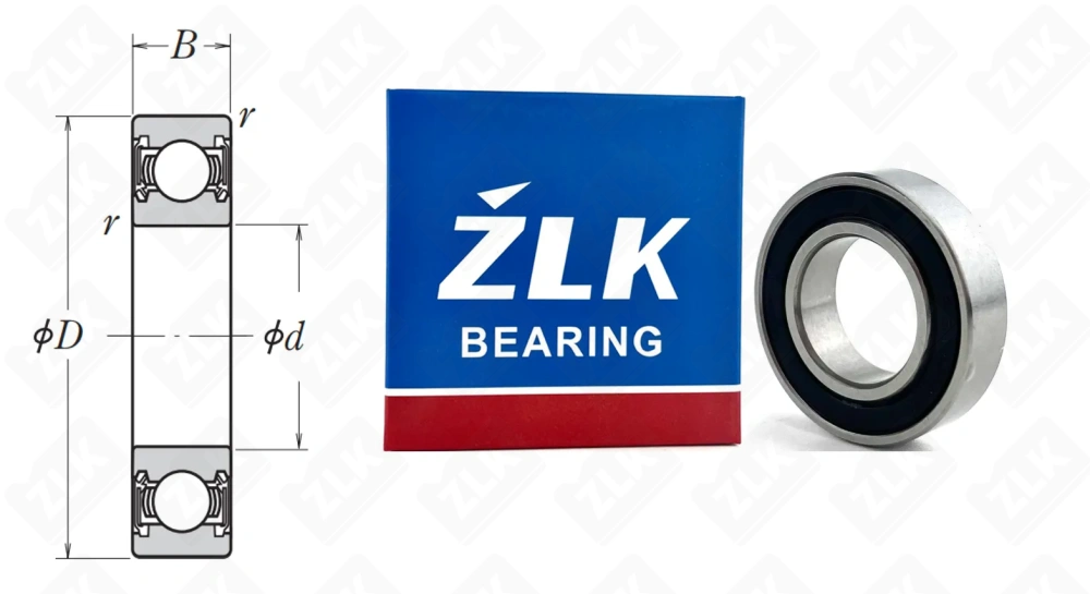 1000902 2RS (619022RS,69022RS) ZLK