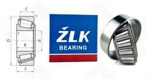 Подшипник 7507 (32207) радиально-упорный роликовый конический 35-72-24,25 мм