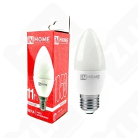 Лампа светодиодная LED-СВЕЧА-VC 11Вт свеча 4000К нейтр. бел. E14 230В