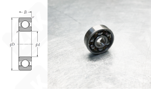 Подшипник 25 ЮТ (5) (W625P5) радиальный шариковый 5-16-5 мм