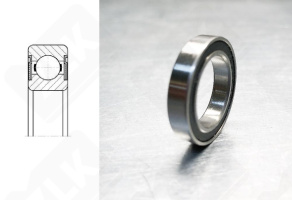 Подшипник 1000905 (619052RS1,69052RS1) радиальный шариковый 25-42-9 мм