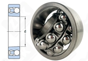 Подшипник шариковый 111612 (2312K) 60×130×46 мм