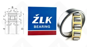 Подшипник 2317 ЛШ4 (N317M) радиальный роликовый 85-180-41 мм