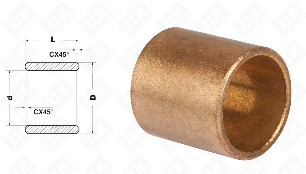 Втулка скольжения BNZ243040 (PBM243040) ISB