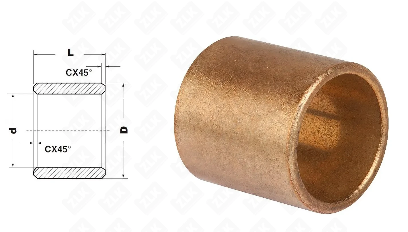Втулка скольжения BNZ162225 (PBM162225) 16×22×25 мм ISKRA