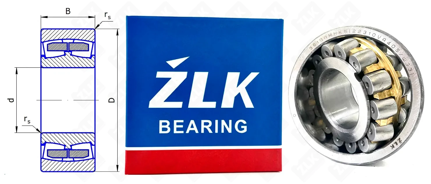 Подшипник роликовый 3610 AMHK5 (22310VA405W33) 50×110×40 мм ZLK