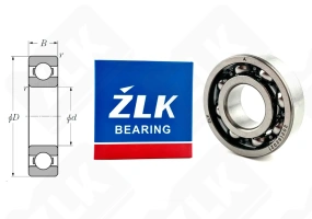 Подшипник 202 (6202) радиальный шариковый 15-35-11 мм