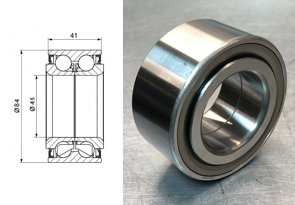 45BWD03CA101ZA (DAC4584D,ILJINIJ111003) NSK 